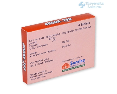 Kúpiť Avana Spedra Stendra Online - Avanafil predaj bez receptu na Slovensku