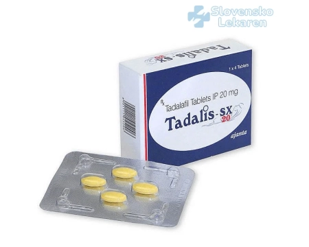 Tadalis SX 20 mg - Predaj Tadalafil tabletky na erekciu na Slovensku